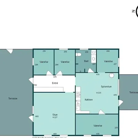 Spacey And Charming 300 M. From Holiday home *
